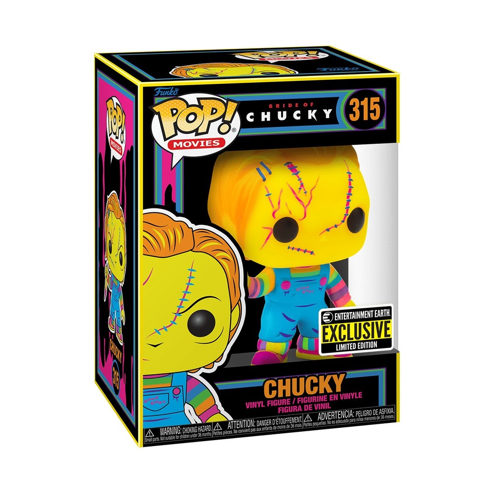 Funko Pop! Vinyl: Chucky (Black Light) - Entertainment Earth (Exclusive) #315
